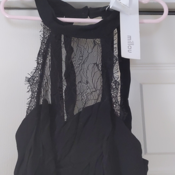 Millau XS Black Halter Dress - Picture 2 of 7